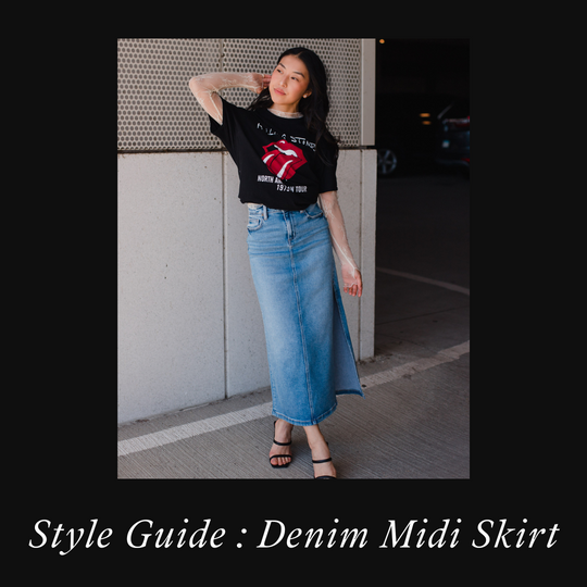 TREND ALERT: Denim Midi Skirts!
