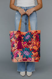 Lettie Floral Tote