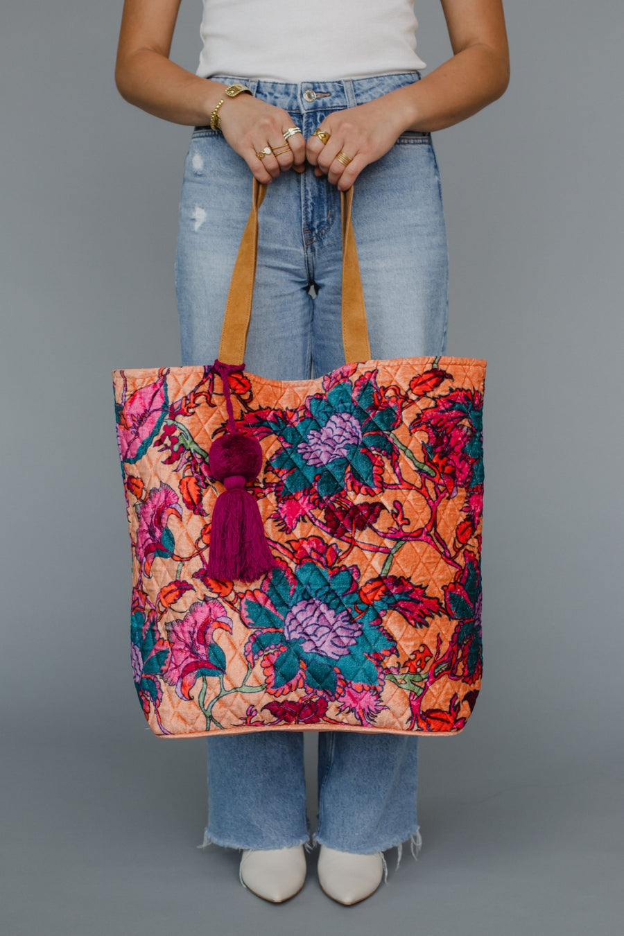 Lettie Floral Tote