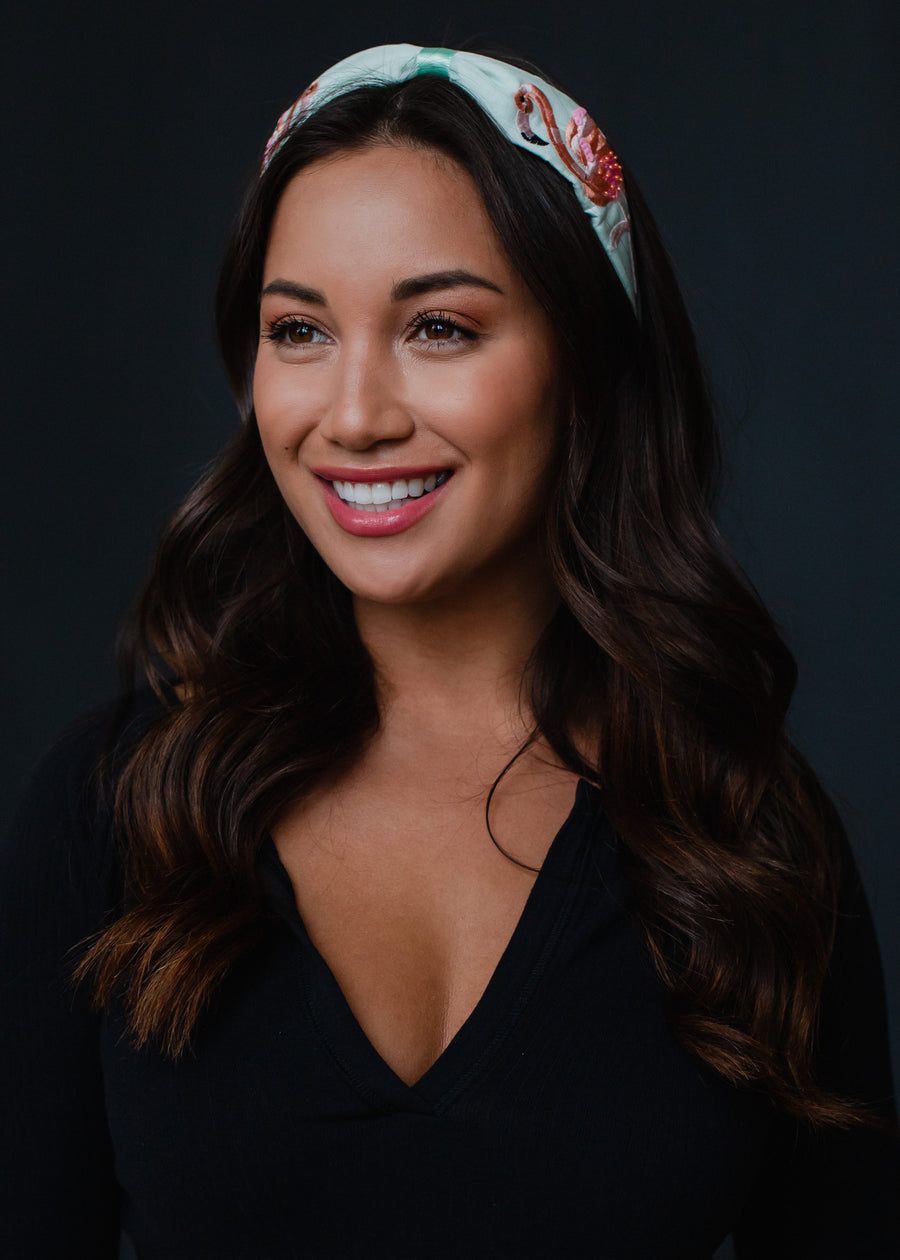 Delaney Embroidered Headband