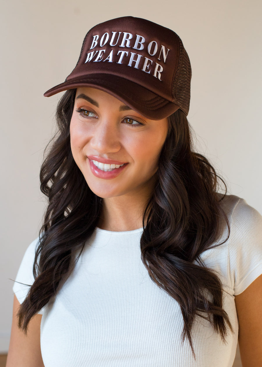 Bourbon Weather Trucker Hat - Brown