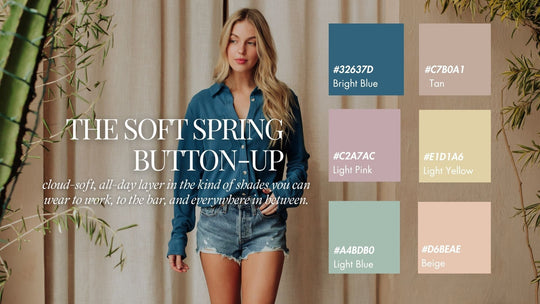 Panache Palette: The Super Soft Neutral Button-Up Edit