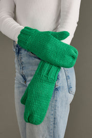 Festive Times Mittens - Bright Green