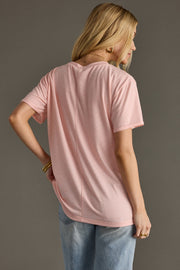 light pink t-shirt
