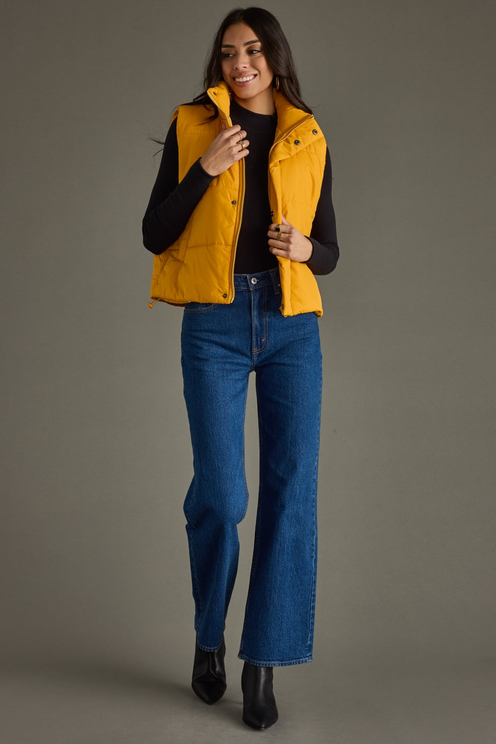 Mustard Vest – Panache Apparel Collection