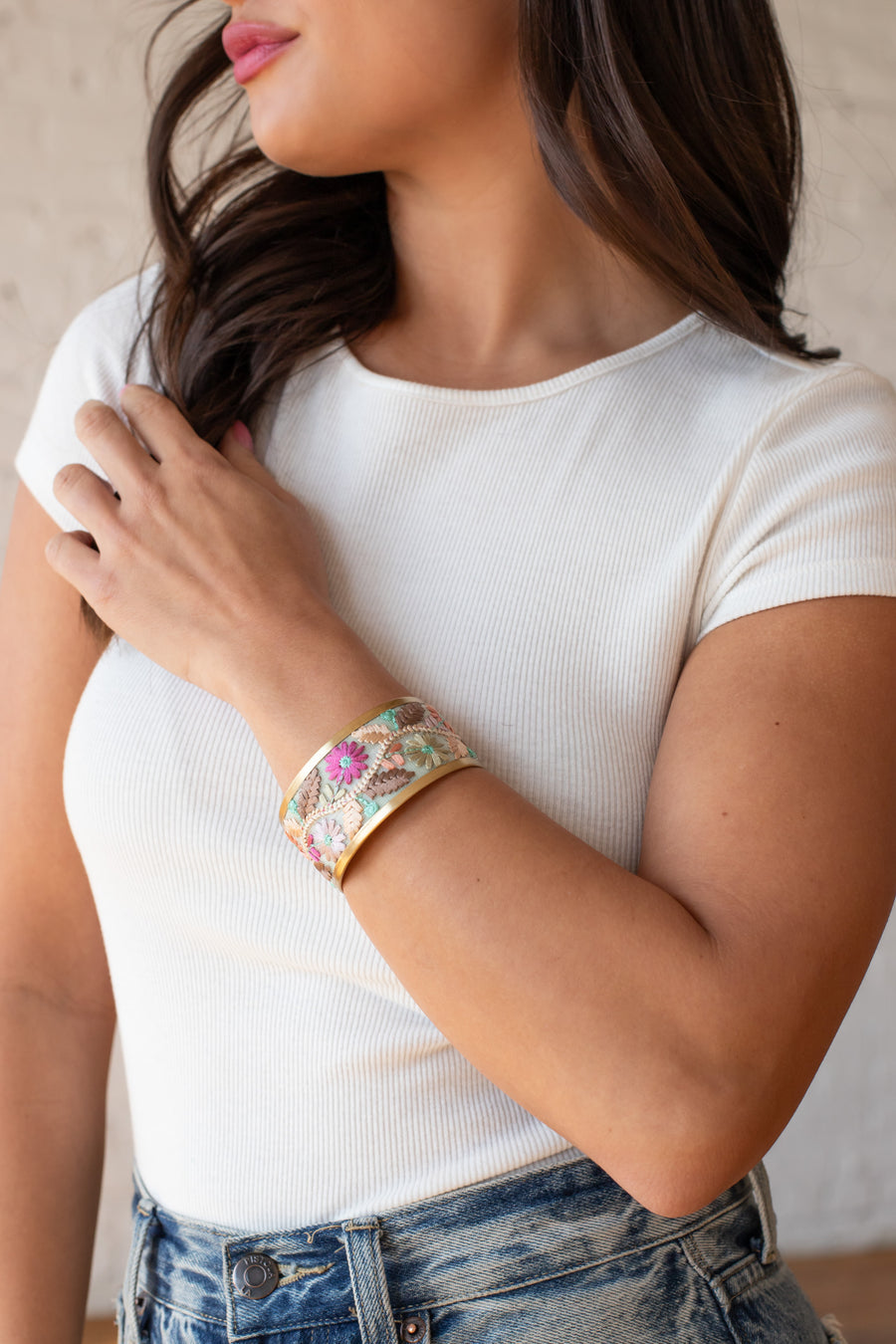 Ophelia Floral Cuff