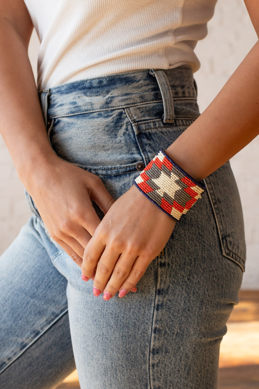 Catalina Beaded Cuff