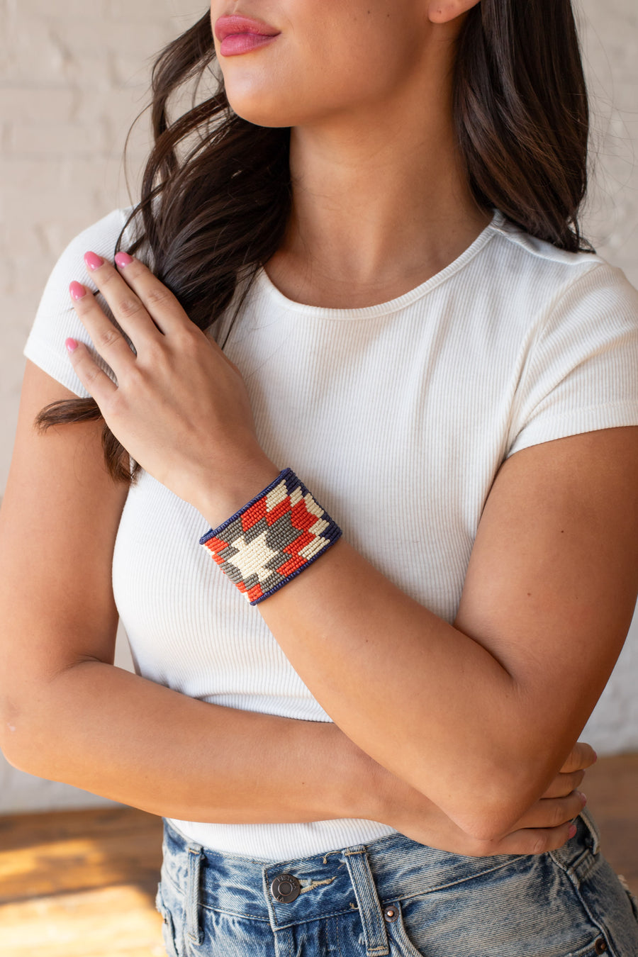 Catalina Beaded Cuff
