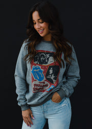 Gray Rolling Stones Sweatshirt