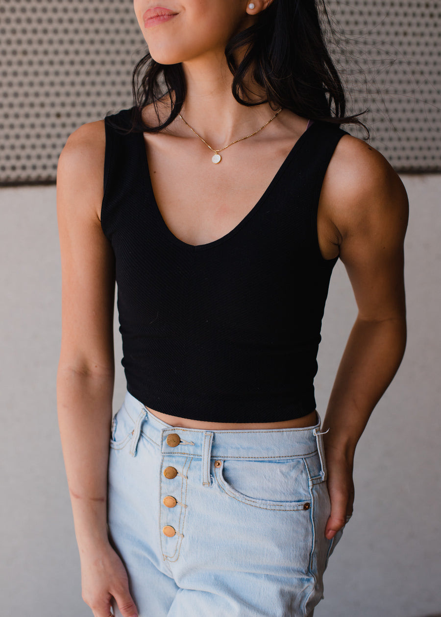 Harlow Tank Top - Black