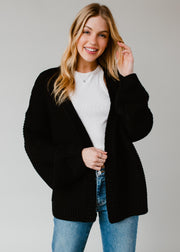 Ski Cardigan - Black