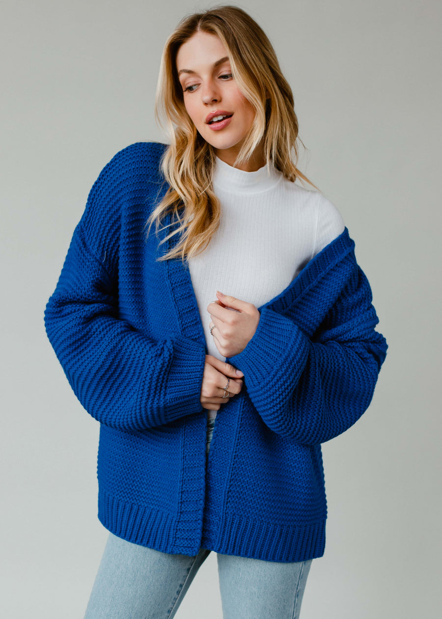 Ski Cardigan - Blue