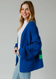 Ski Cardigan - Blue