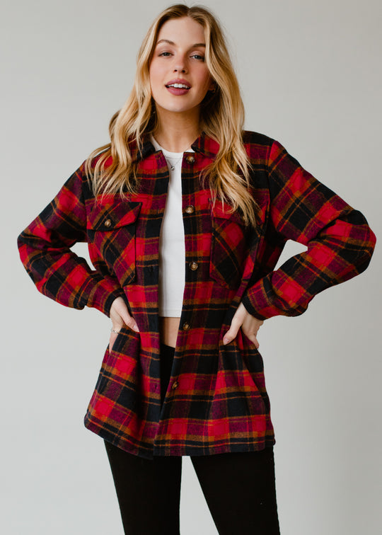 Francesca Plaid Jacket