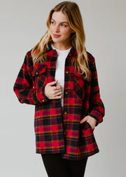 Francesca Plaid Jacket