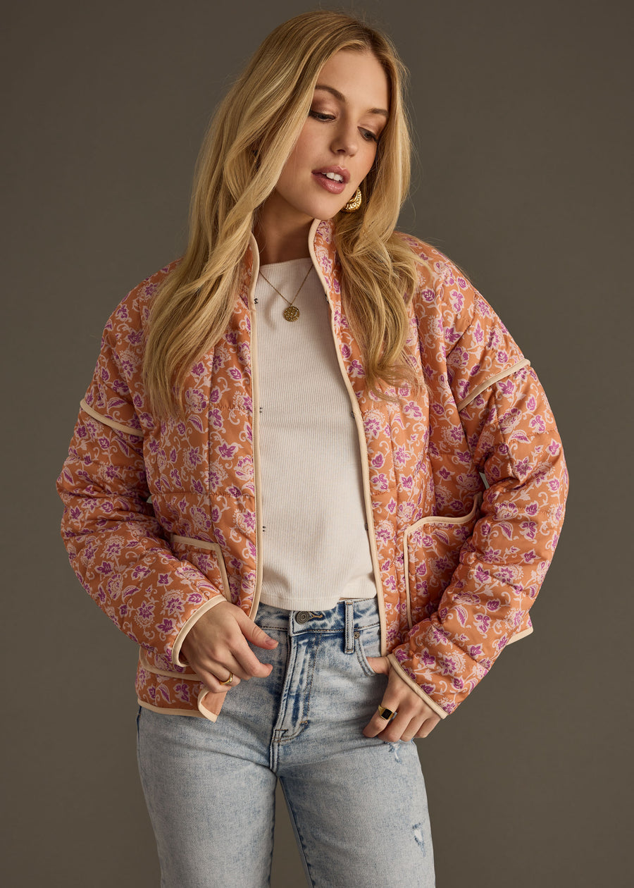 Ruby Patterned Jacket