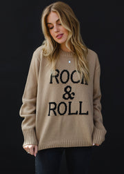 Rock & Roll Sweater - Tan