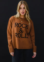 Rock & Roll Sweater - Brown