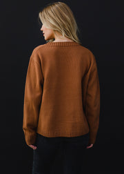 Rock & Roll Sweater - Brown