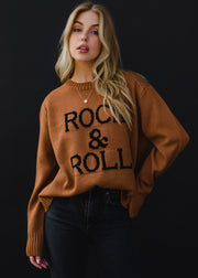 Rock & Roll Sweater - Caramel