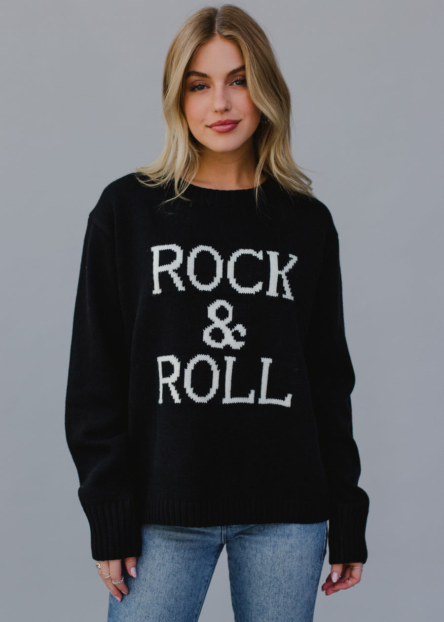 Rock & Roll Sweater - Black