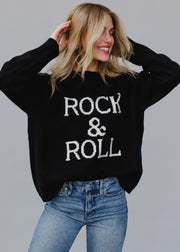 Rock & Roll Sweater - Black