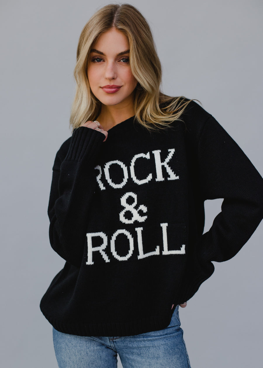 Rock & Roll Sweater - Black