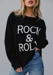 Rock & Roll Sweater - Black