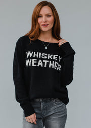 Whiskey Weather Sweater - Black