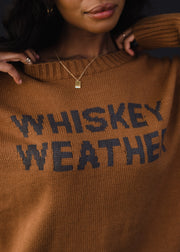 Whiskey Weather Sweater - Brown & Gray