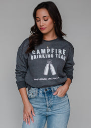 campfire drinking team crewneck sweatshirt