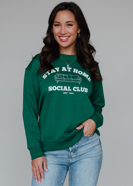 Stay At Home Social Club Sweatshirt