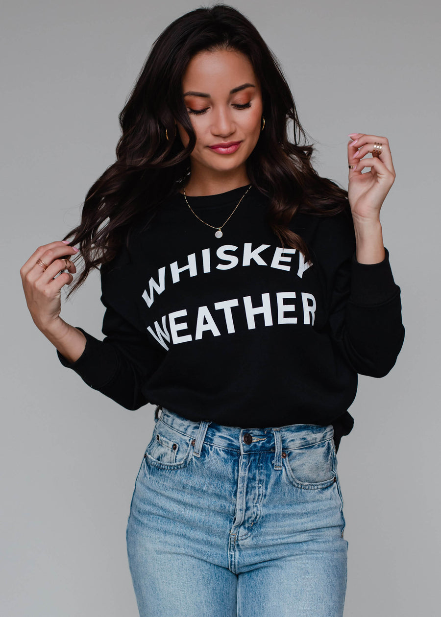 Whiskey Weather Sweatshirt - Black