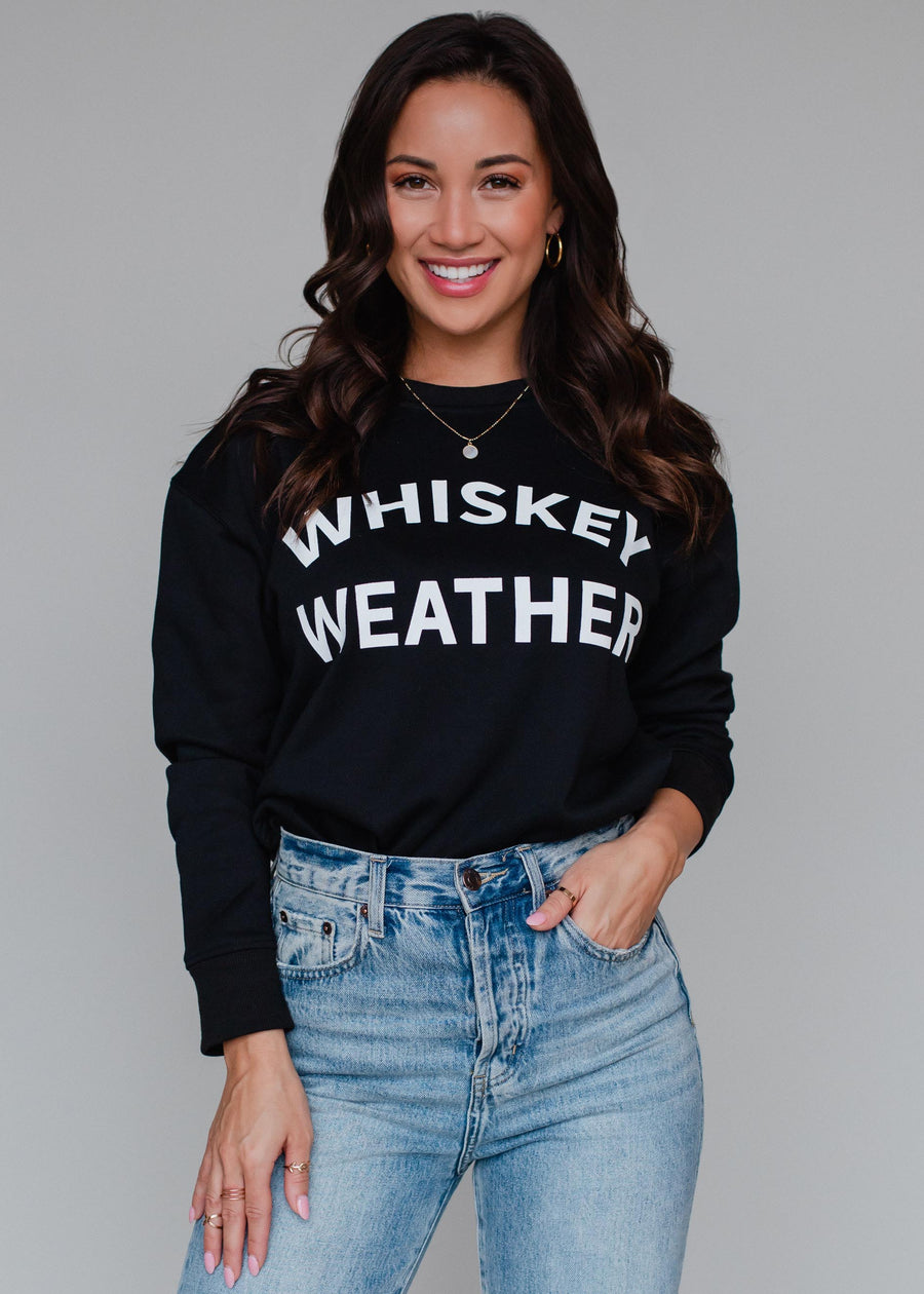 Whiskey Weather Sweatshirt - Black