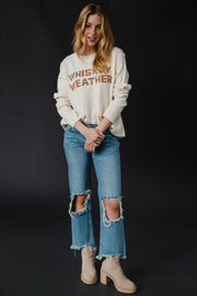 Whiskey Weather Sweater - Ivory