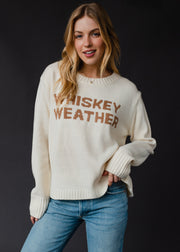 Whiskey Weather Sweater - Ivory