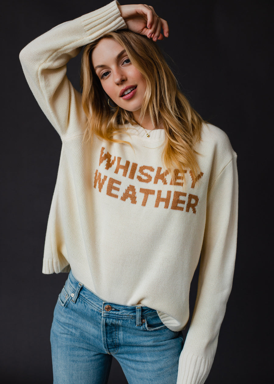 Whiskey Weather Sweater - Ivory