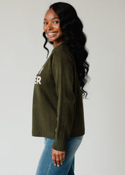 Whiskey Weather Sweater - Olive