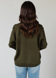 Rock & Roll Sweater - Olive