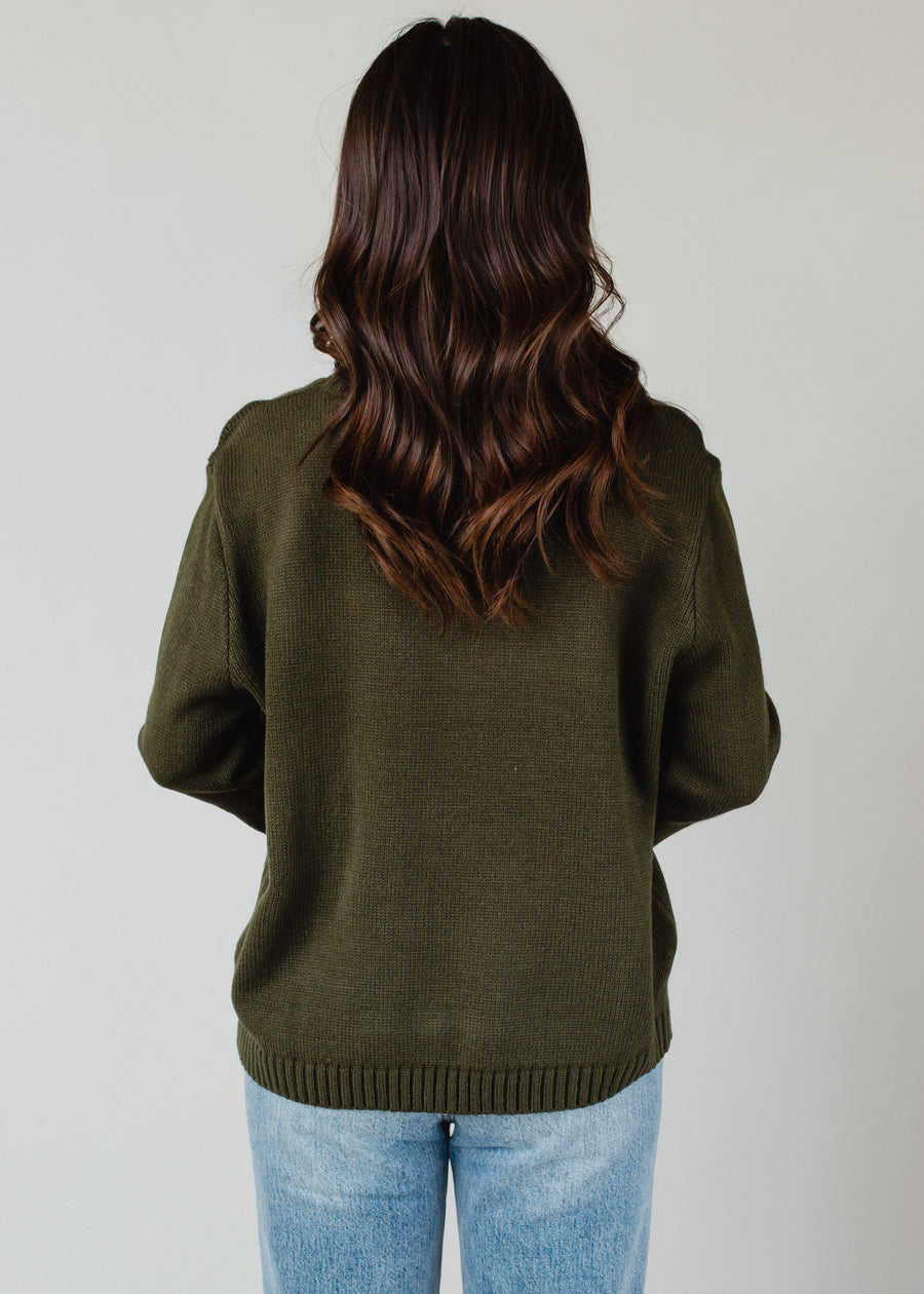 Rock & Roll Sweater - Olive