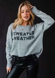 Sweater Weather Sweater - Gray