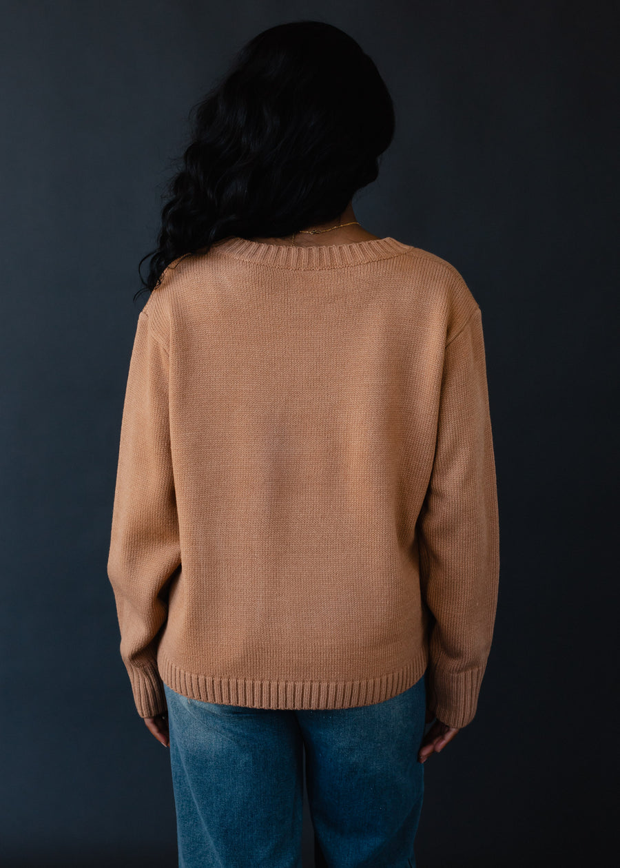 Coffee Weather Sweater - Light Brown