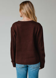 Coffee Weather Sweater - Dark Brown