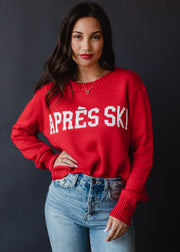 Apres Ski Sweater - Red