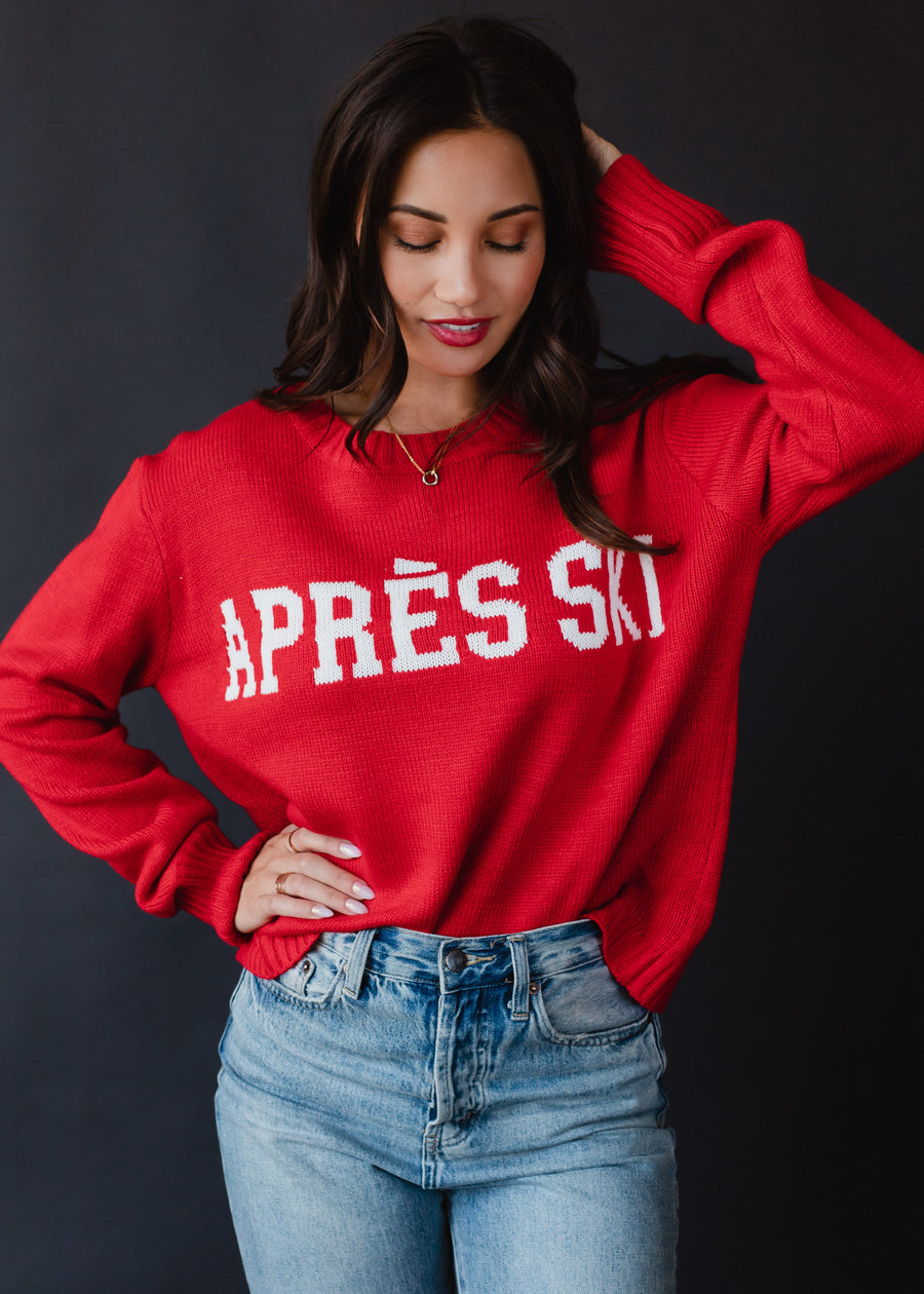 Apres Ski Sweater - Red