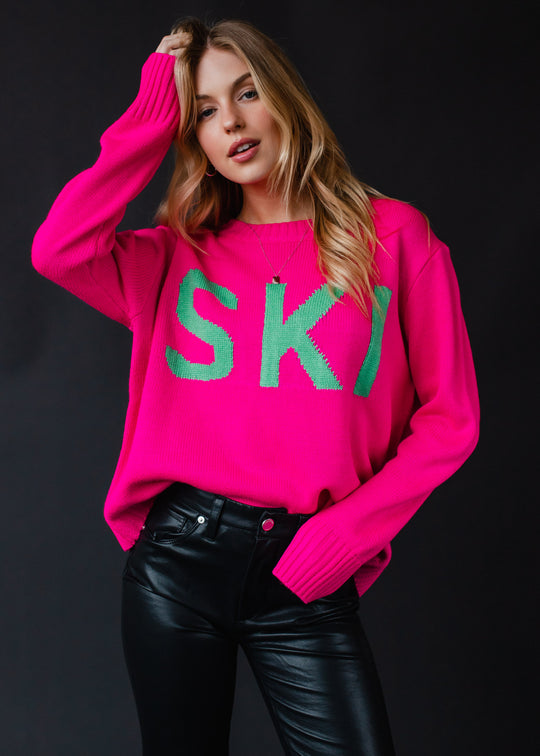 Ski Sweater - Pink