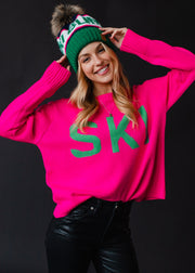 Ski Sweater - Pink