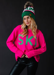 Ski Sweater - Pink