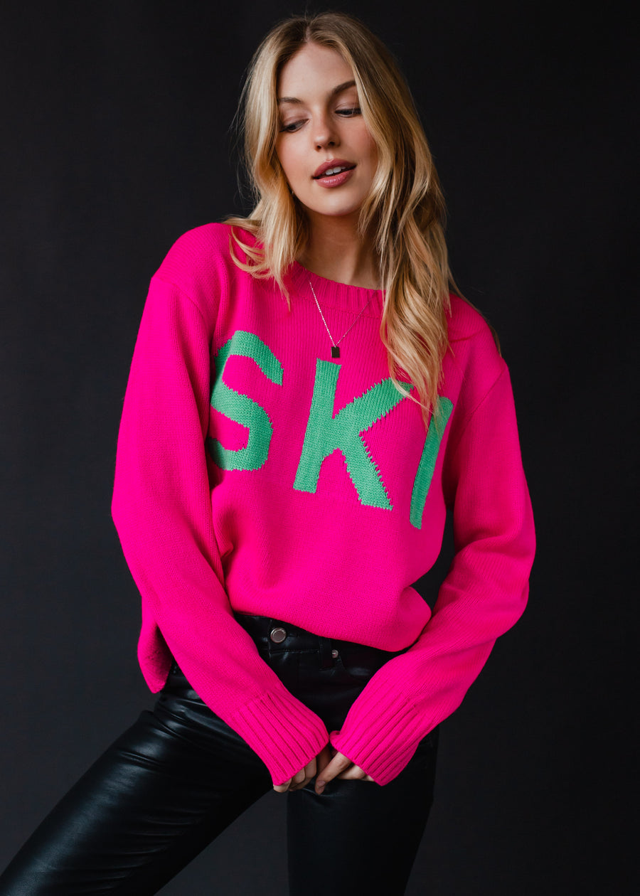 Ski Sweater - Pink