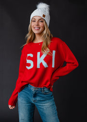 Ski Sweater - Red